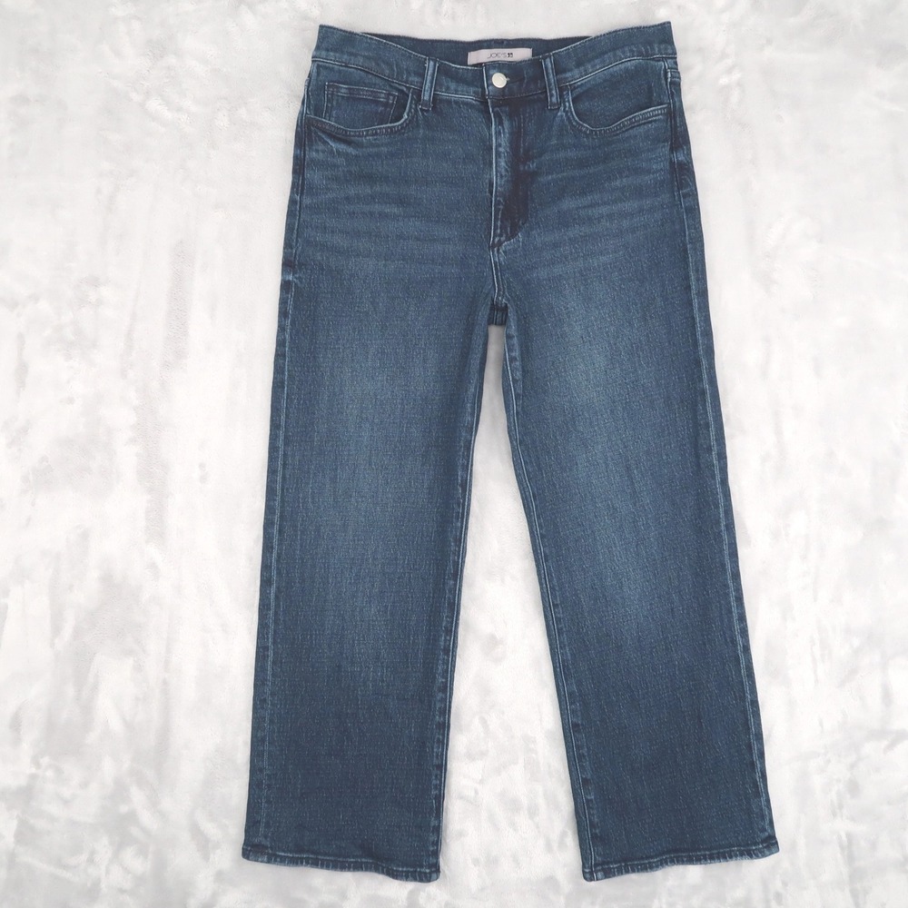 Joe's Jeans Pants Womens 30 Fits 30x25.5 Blue Simone High Rise Straight Cropped